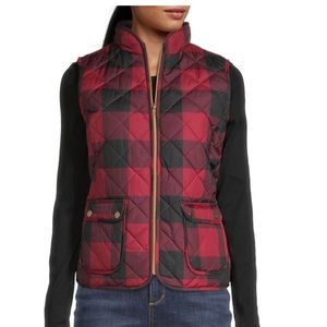 NWT Red Buffalo Plaid Vest - MEDIUM